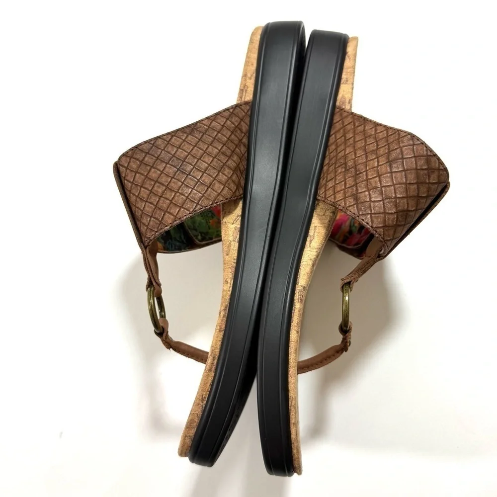 Alegria Lanie Slip On Sandals Brown